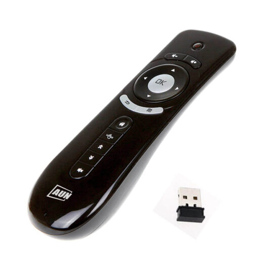 AUN Mini Air Mouse 2 4G Wireless remote control Built in 6 Axis for PC Android 5 | Projector Price in BD